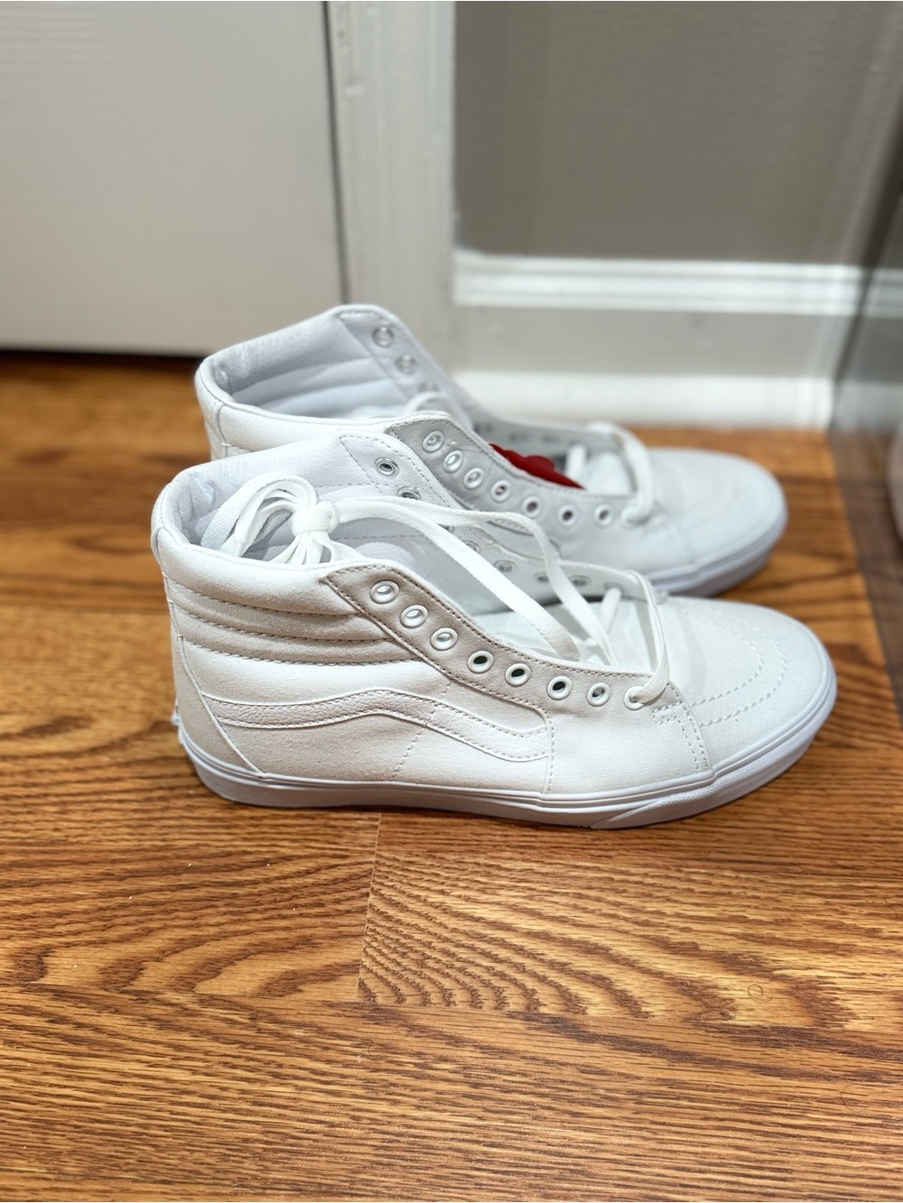 Vans White High-Top Sneakers